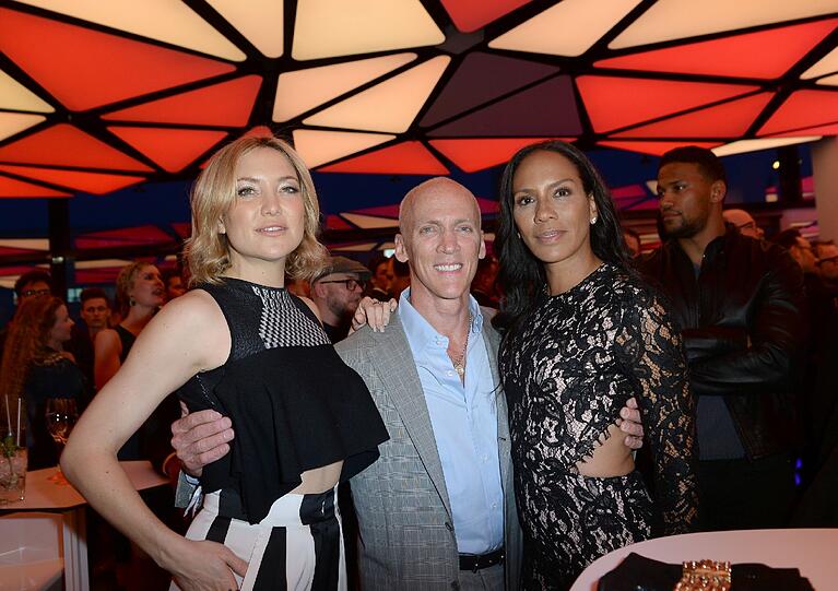 Kate Hudson, David Kirsch und Barbara Becker