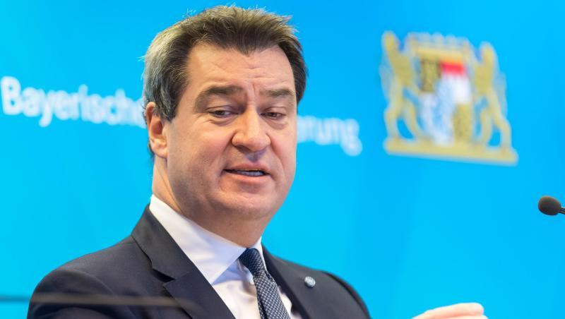 Markus Söder (CSU), Ministerpräsident von Bayern, spricht bei einer Pressekonferenz. Foto: Peter Kneffel Markus Söder (CSU), Ministerpräsident von Bayern, spricht bei einer Pressekonferenz. Foto: Peter Kneffel