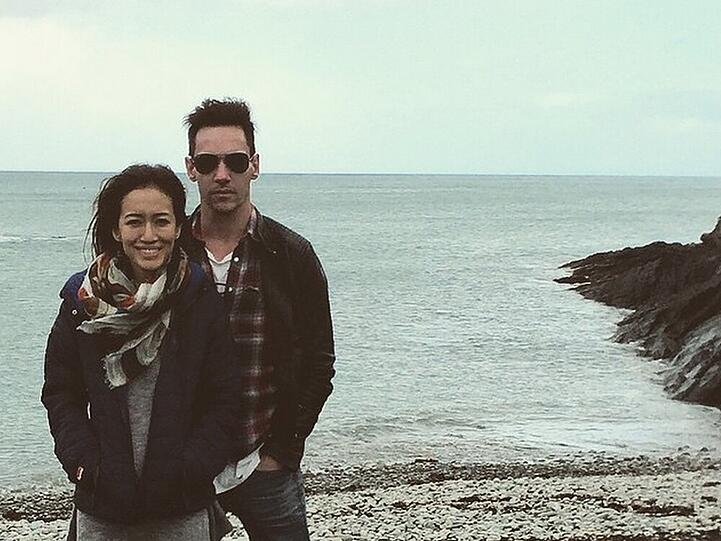 Jonathan Rhys Meyers mit seiner Verlobten Mara Lane