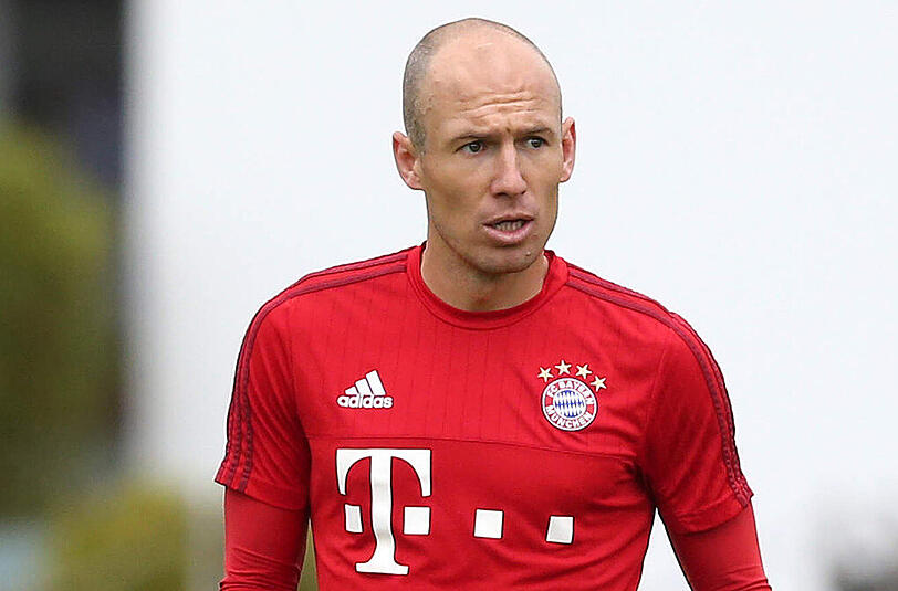 Trainierte individuell: Arjen Robben.