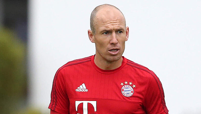 Trainierte individuell: Arjen Robben. Trainierte individuell: Arjen Robben.