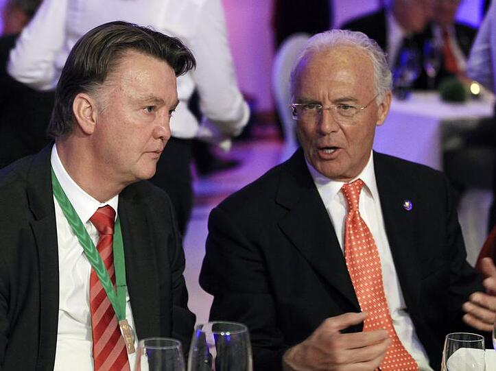 Deutliche Worte findet Franz Beckenbauer für Louis van Gaal.