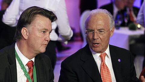 Deutliche Worte findet Franz Beckenbauer für Louis van Gaal.