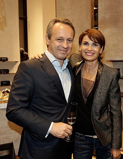 Yannik Michot mit Anja Schwing.