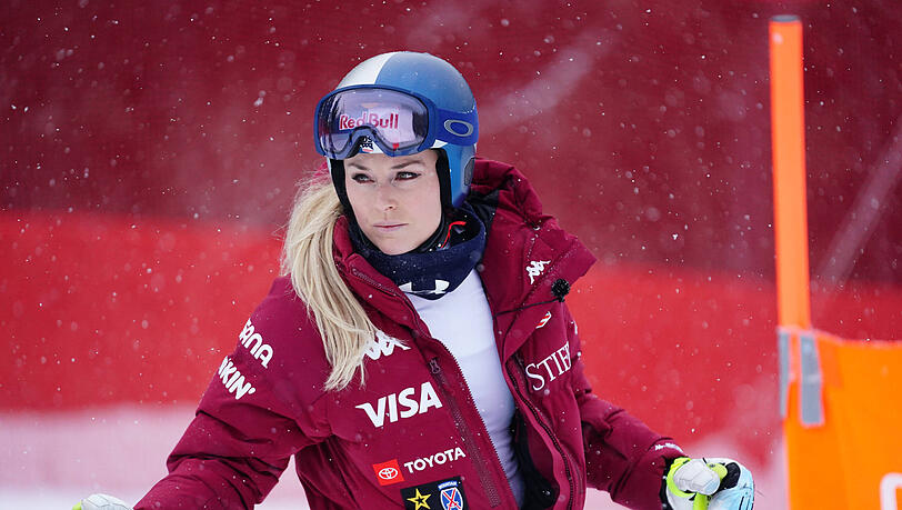 M&ouml;chte trotz Kreuzbandriss bei Olympia starten: Lindsey Vonn.