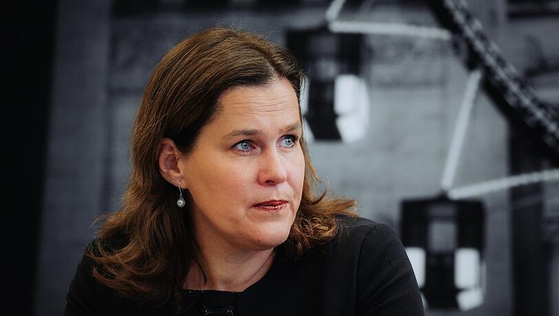Verena Dietl bei einem Besuch in der AZ-Redaktion vor einigen Wochen.
