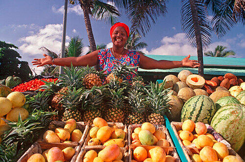 Obststand im Ferienresort Casa de Campo