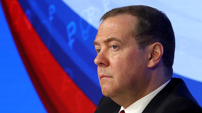 Dmitri Medwedew, Ex-Präsident und Putin-Vertrauter, ist für seine drastischen Worte bekannt.