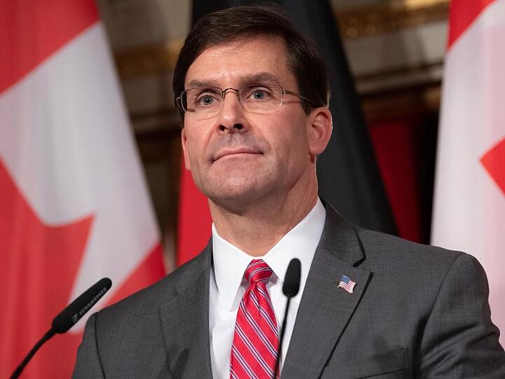 Mark Esper, Verteidigungsminister der USA. Foto: Sven Hoppe/dpa/Archivbild