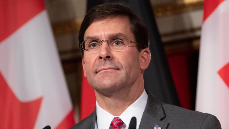 Mark Esper, Verteidigungsminister der USA. Foto: Sven Hoppe/dpa/Archivbild Mark Esper, Verteidigungsminister der USA. Foto: Sven Hoppe/dpa/Archivbild
