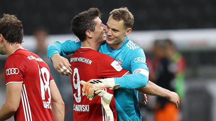Zwei der Besten ihres Fachs: Robert Lewandowski (l.) und Manuel Neuer.