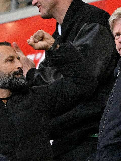 Jubelte auf der Tribüne beim 4:2-Sieg gegen den BVB: Bayern-Sportchef Hasan Salihamidzic.