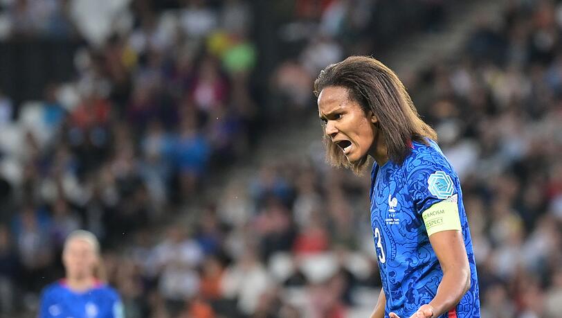 Wendie Renard erzielte in der 83. Minute per Kopf nach einem Eckball den Siegtreffer für Frankreich.