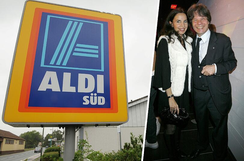 Es muss nicht immer die Prinzregentenstraße sein: Michael Käfer (hier mit seiner Frau Clarissa) kooperiert nun mit dem Discounter-Riesen Aldi. Am Samstag gibt es dort erstmals Porzellan des Feinkost-Königs zu kaufen.