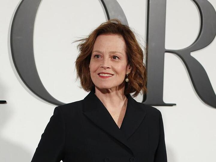 Schauspielerin Sigourney Weaver bei Dior in Paris.