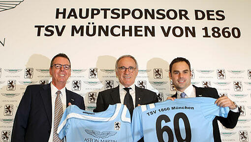 Nun ist es raus: Der neue Hauptsponsor des TSV 1860 ist Aston Martin!