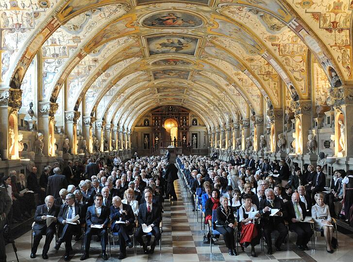 Verleihung des Bayerischen Verdienstordens 2012: Die Gäste in der Münchner Residenz