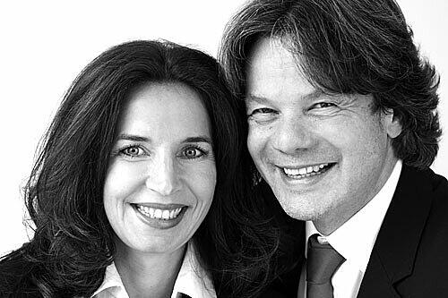 Michael und seine Frau Clarissa Käfer - so wie der Münchner Star-Fotograf Hans-Günther Kaufmann sie sieht