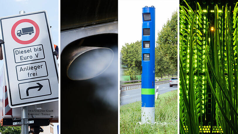 Bundesverkehrsminister Andreas Scheuer spricht im AZ-Interview über drohende Fahrverbote, die Folgen des Diesel-Skandals, die Autobahn-Maut (hier eine Kontrollsäule) und den Ausbau des schnellen Internets.