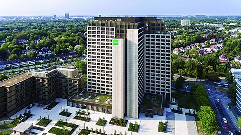 Die Konzernzentrale der BayWa AG in München. Derzeit steckt das Unternehmen in einer Krise.