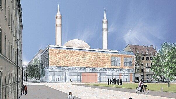 Die geplante Moschee am Gotzinger Platz Die geplante Moschee am Gotzinger Platz