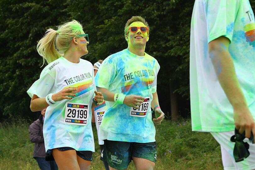 Bunter geht's nicht: Der Color Run in Riem. Die Bilder.