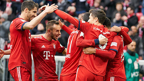 Sehr gut eingestellt: der FC Bayern.