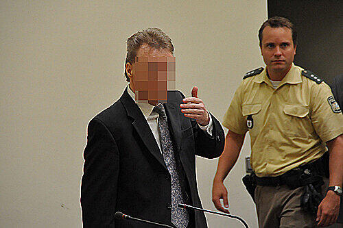 Angeklagt: Hubert G. soll mit seinem Bruder 13 Banken überfallen haben.