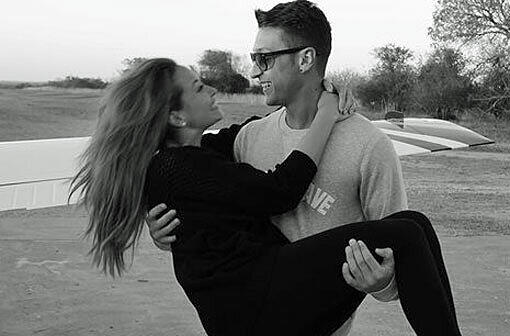 Liebes-Volltreffer: Mandy Capristo und Mesut Özil.