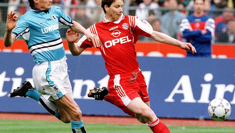 Archivbild vom 11. April 1998: Michael Tarnat (r.) während des 187. Lokalderbys gegen Löwe Manfred Bender. Archivbild vom 11. April 1998: Michael Tarnat (r.) während des 187. Lokalderbys gegen Löwe Manfred Bender.