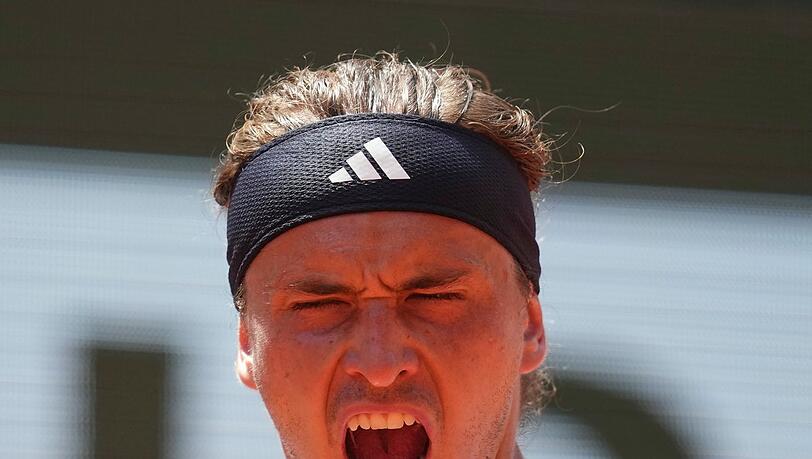 Die Emotionen m&uuml;ssen raus bei Alexander Zverev.