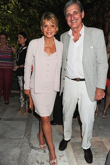 Nutzten die Awards für einen einwöchigen Urlaub: Uschi Glas und Ehemann Dieter Hermann.