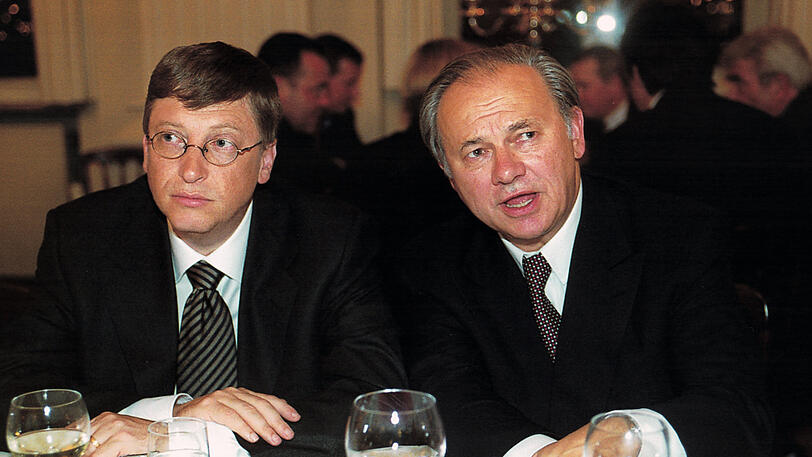 Netzwerker, Menschenfreund: Mehrmals trifft Hubert Burda den Microsoft-Gründer Bill Gates.