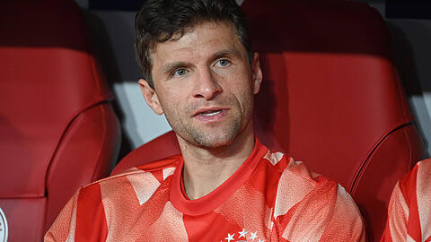 Thomas Müller ist von einem Stammplatz derzeit weit entfernt.