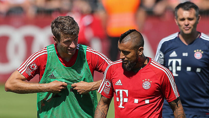 Nächste Runde in der Vorbereitung auf das Spiel bei Werder Bremen - die Bilder vom Mittwochstraining des FC Bayern.