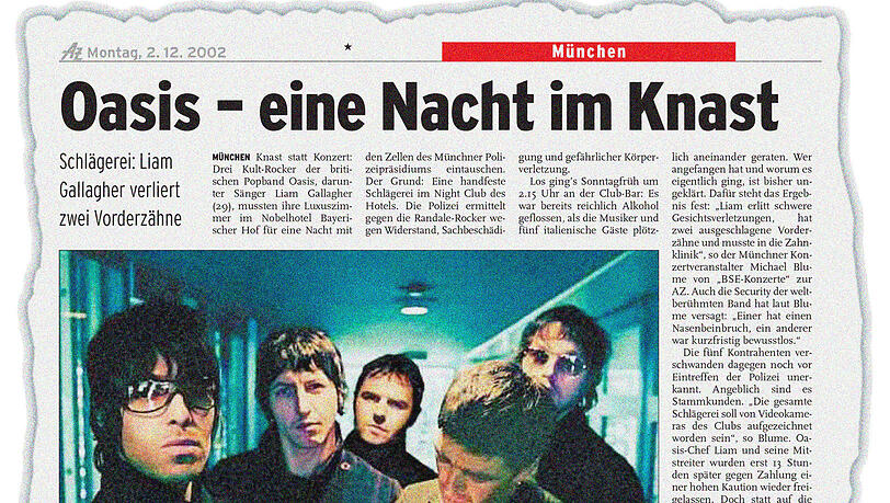 So hat die AZ am 2.12.2002 berichtet. So hat die AZ am 2.12.2002 berichtet.