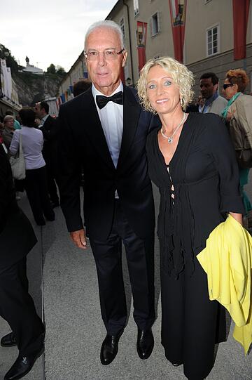 Franz Beckenbauer und Frau Heidi