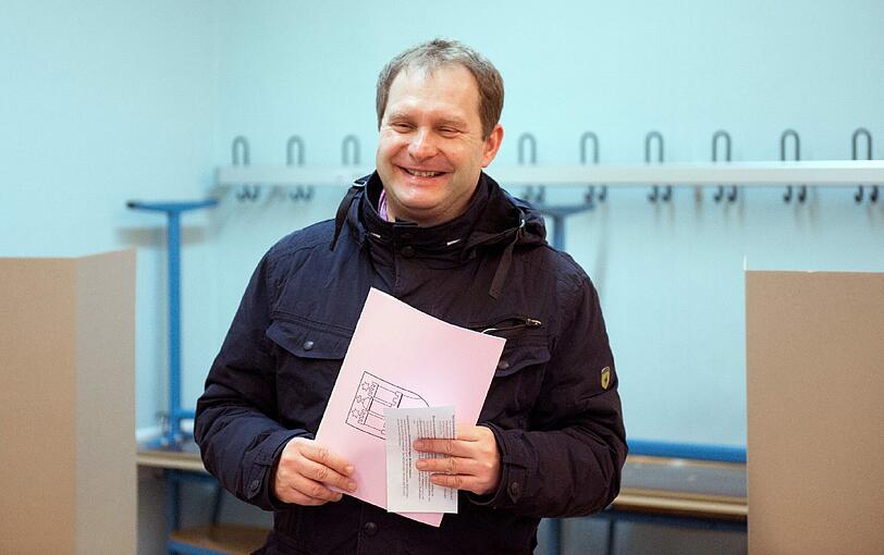 Bilder von der Wahl in Hamburg
