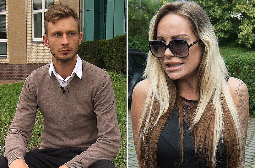 In der Auseinandersetzug um ihre angebliche Vergewaltigung ist Strafanzeige gegen das Model Gina-Lisa Lohfink (rechts) hat der 32-jährige Ex-Manager überraschend angekündigt, am Montag in dem Prozess als Zeuge aussagen zu wollen.