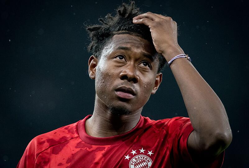 David Alaba hat sich im Champions-League-Spiel gegen Tottenham einen Haarriss in der Rippe zugezogen.