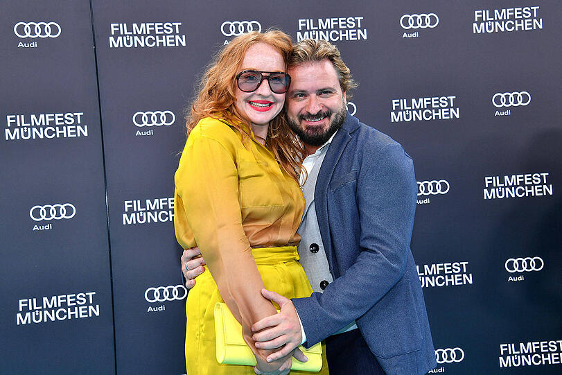 Brigitte Hobmeier und Daniel Christensen.