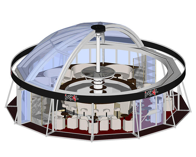 Ein Ufo im Schnee ist der "PAvillon Saltti Idalp" in Ischgl.