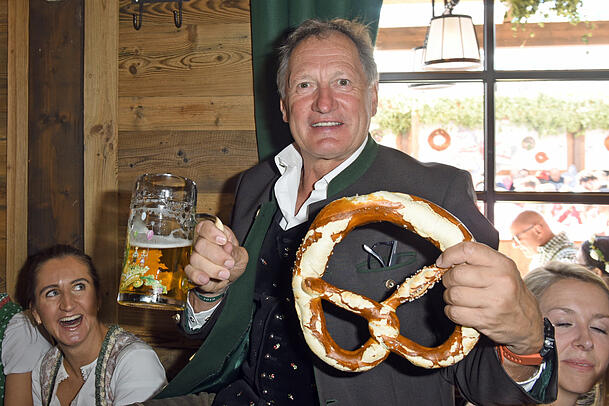 Der ehemalige Skirennläufer. Der ehemalige Skirennläufer.