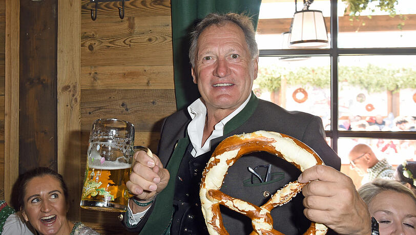 Der ehemalige Skirennläufer. Der ehemalige Skirennläufer.
