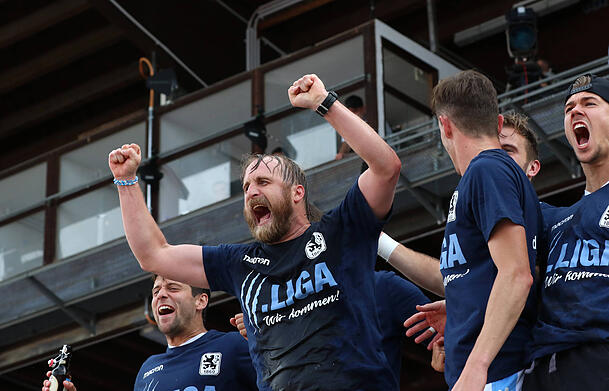 Feierte mit dem TSV 1860 im Jahr 2018 den Aufstieg: Daniel Bierofka. Feierte mit dem TSV 1860 im Jahr 2018 den Aufstieg: Daniel Bierofka.
