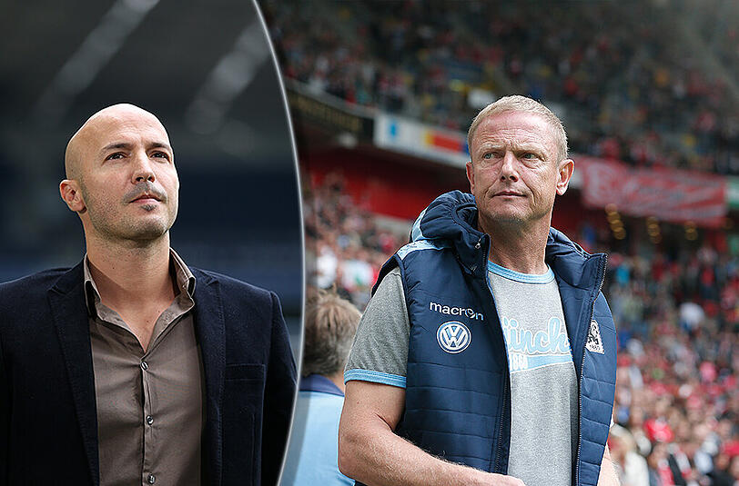 Wie lange sind sie noch im Amt? Sportchef Necat Aygün und Trainer Torsten Fröhling.