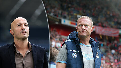 Wie lange sind sie noch im Amt? Sportchef Necat Aygün und Trainer Torsten Fröhling.