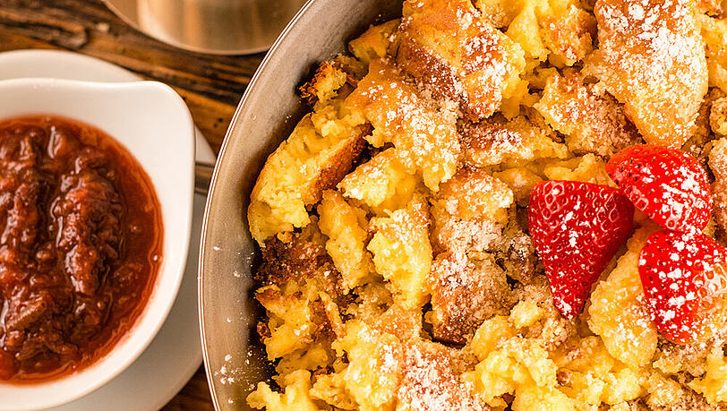 Den perfekten Kaiserschmarren gibt es auf der Gasteiner Gamskarkogelhütte Den perfekten Kaiserschmarren gibt es auf der Gasteiner Gamskarkogelhütte