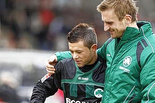 Kartel-Könige unter sich: Stephan Schröck (l.) darf gegen Rostock ran, der Neu-Fürther  Milorad Pekovic muss gegen Hansa zugucken.