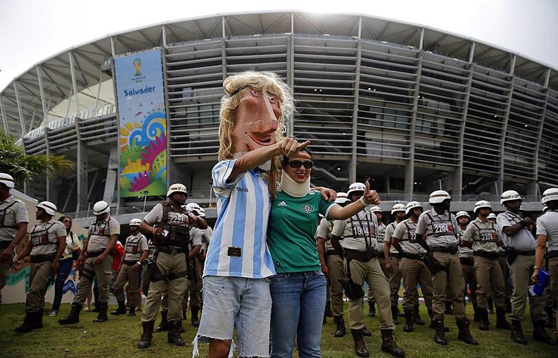 Die Fans der Fußball-WM 2014